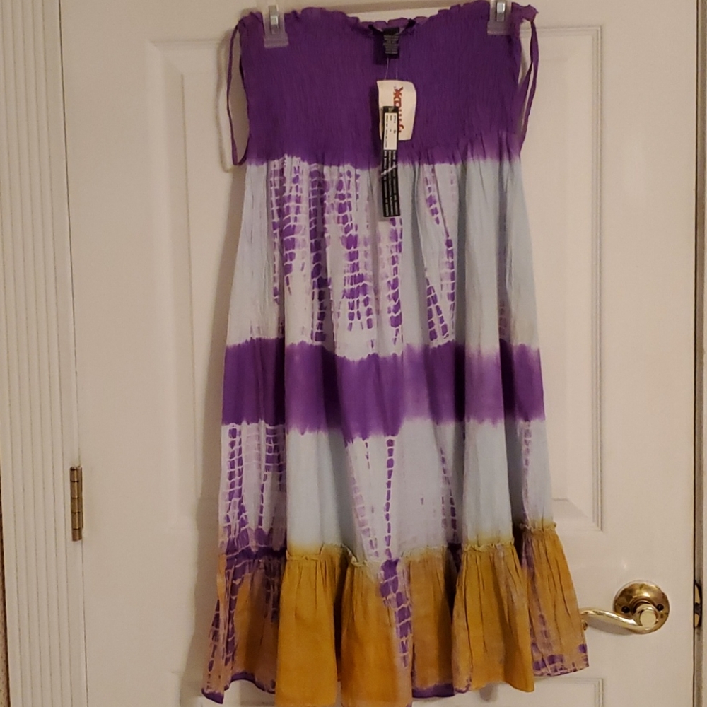 NWT Tie Dye Tube Dress/Skirt
